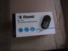 10x Visonic - MCT-237 Two-Way Wireless Keyfob Transmitter - unchecked & Boxed