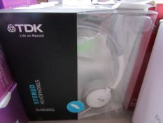 TDK Stereo Headphones - unchecked & Boxed