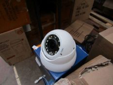 CCTV colour dome camera, unchecked and boxed.