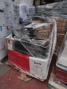 Pallet containing approx 15 - 30 various mini fridges and coolers, all completely unchecked and