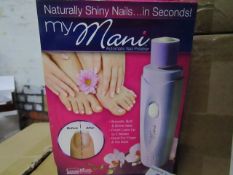 2x My Mani - Automatic Nail Polisher - unchecked & Boxed