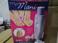 2x My Mani - Automatic Nail Polisher - unchecked & Boxed