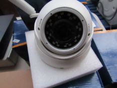 CCTV colour dome camera, unchecked and boxed.