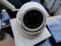 CCTV colour dome camera, unchecked and boxed.