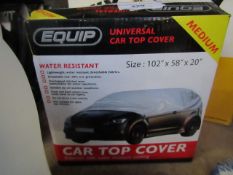 Equip - Universal Car Top Cover - 102" x 58" x 20" - Unchecked & Boxed.