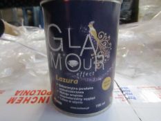 Glamour - Lazura Glossy Glaze - 750ml Each - Box of 6 Units - All Unused.