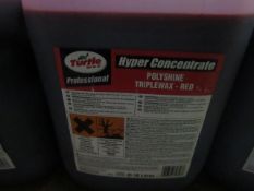 TurtleWax - Hyper Concentrated Polyshine Triplewax Red - 10 Litres - Unused & Sealed.