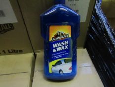 ArmourAll - Wash N Wax - 1 Litres Each - Box of 6 Units - All Unused.