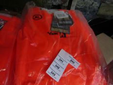 Viking - HI-Vis Orange FR PU - Bib n Brace Coverall - Size XL - All Unused & Packaged.