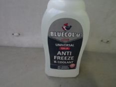2x Bluecol - Clear Universal Top-up Anti-Freeze (1 Litre) - Unused.