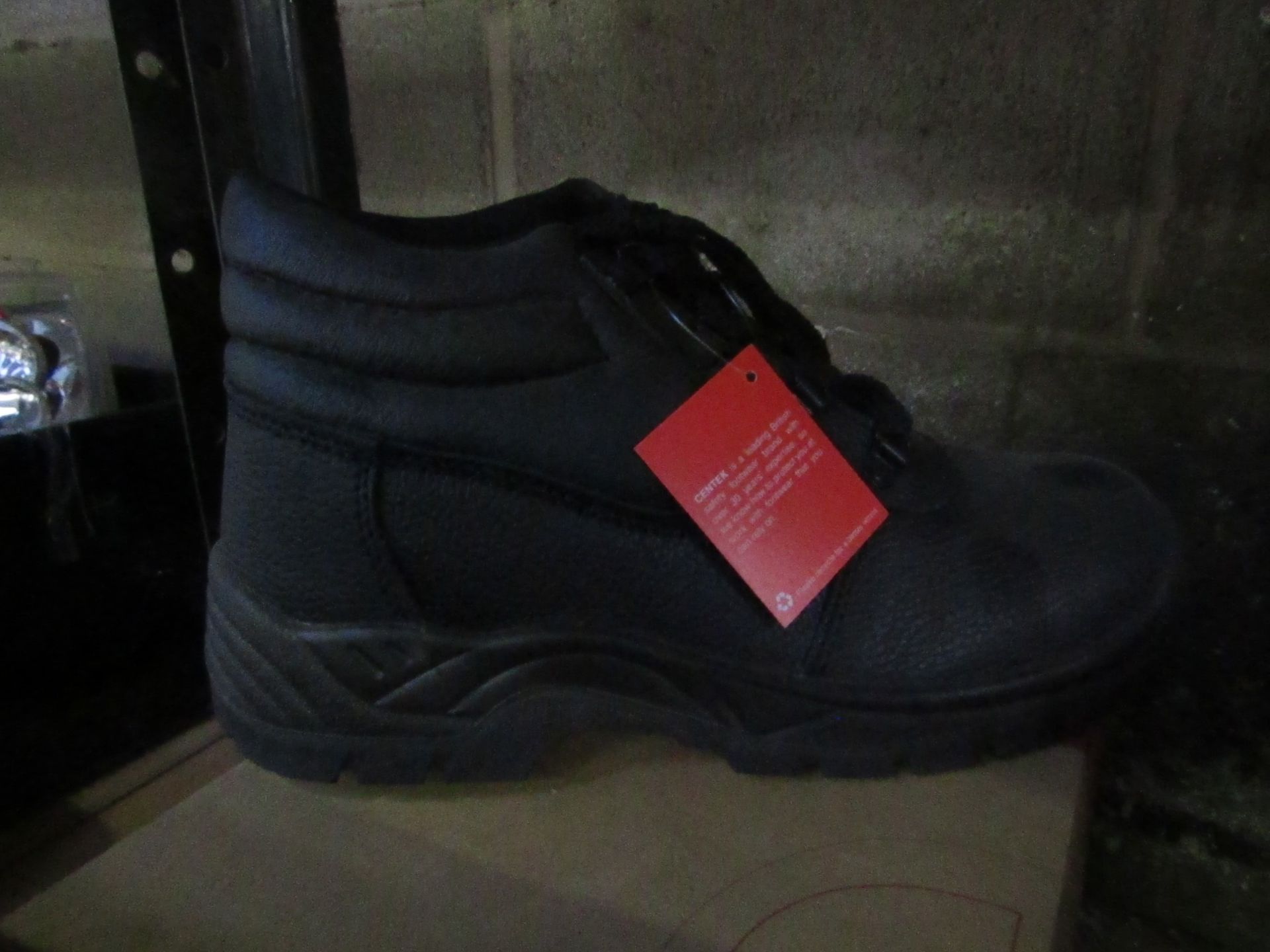 Centek - Black Steel Toe Cap Boot - Size 9 - New & Boxed.