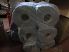 6x Large Roll of Embossed Blue Tissue Paper (150m x 170mm) - Unused & Packaged