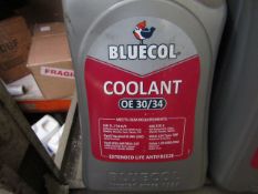 4x Bluecol - Coolant OE 30/34 - 5 Litres - Sealed.