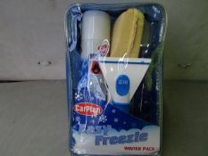 CarPlan - Easy Freezie Winter Pack - Includes : Screenwash 500ml, De-Icer 300ml, Easi-Grip Ice