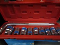 GS MIG Tools - 10 Piece 1/2 Socket Wrench Set ChromeVanadium - All New & Boxed.