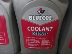 4x Bluecol - Coolant OE 30/34 - 5 Litres - Sealed.