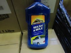 ArmourAll - Wash N Wax - 1 Litres Each - Box of 6 Units - All Unused.