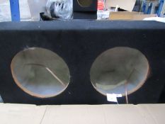 XL Series - Double 10" Sub Box (Bare Unit) - Unused.