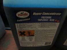 TurtleWax - Hyper Concentrated Polyshine Triplewax Blue - 10 Litres - Unused & Sealed.