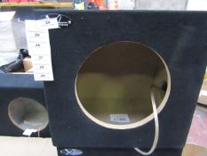 XL Series - Single 10" Trimmed Bass Box (Bare Unit) - All Unused.