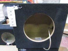 XL Series - Single 10" Trimmed Bass Box (Bare Unit) - All Unused.