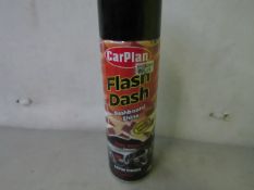 4x Carplan - Flash Dash - Dashboard Shine - Satin Finish (Cola Fragrence) 500ml - Unused.