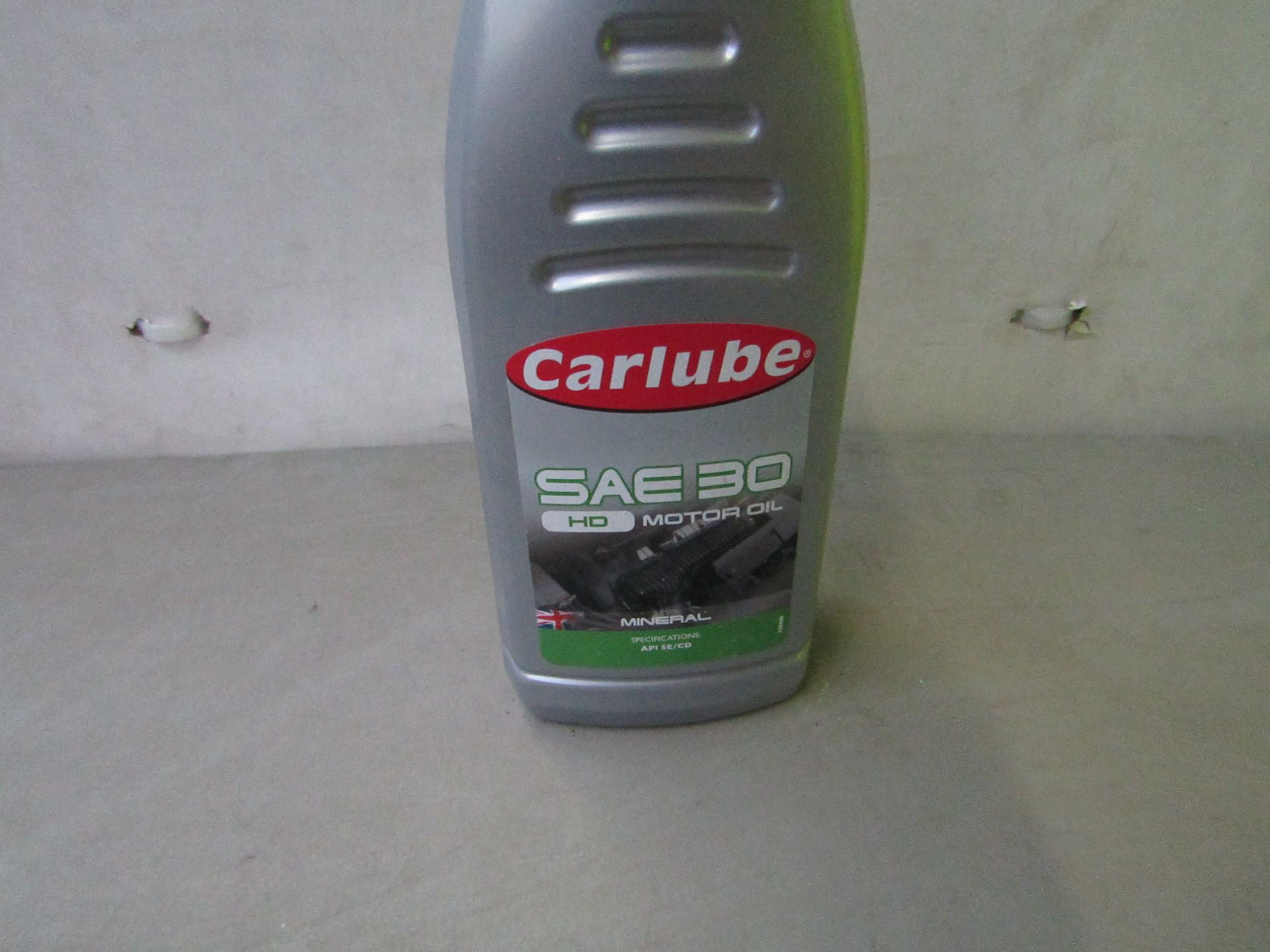 2x CarLube - SAE 30 HD Mineral Motor Oil - 1 Litre - Unused.
