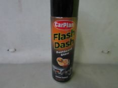 4x Carplan - Flash Dash - Dashboard Shine (Orange Fragrence) 500ml - Unused.