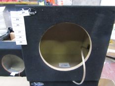 XL Series - Single 10" Trimmed Bass Box (Bare Unit) - All Unused.