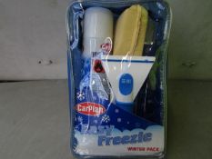 CarPlan - Easy Freezie Winter Pack - Includes : Screenwash 500ml, De-Icer 300ml, Easi-Grip Ice