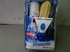 CarPlan - Easy Freezie Winter Pack - Includes : Screenwash 500ml, De-Icer 300ml, Easi-Grip Ice