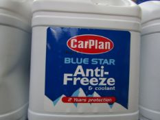 2x Car Plan - Blue Star Anti-Freeze - 2.5 Litres - Sealed.