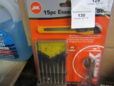 Jak - 15 Piece Essential Tool Set - All New & Packaged.