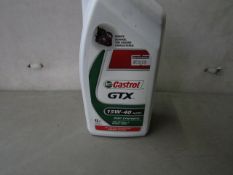 3x Castrol - GTX Part Synthetic 15w/40 Motor Oil (Petrol & Diesel Models) 1 Litre - All Sealed.