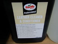 2x Turtle Wax - Professional Leather Cleaner & Conditioner (5 Litres) - Unused.