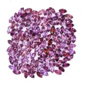 Natural Rhodalite Garnets - 15.00 carats - 120 pieces - average retail value £ 1,162.34