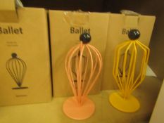 | 3X | BALLET BY NORTHERN TABLE ORNAMENTS | NEW AND BOXED |