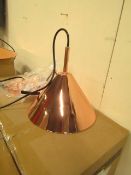 | 1X | SWOON JOEY PENDANT LIGHT IN COPPER| UNCHECKED AND IN ORIGINAL BOX | RRP £69 |