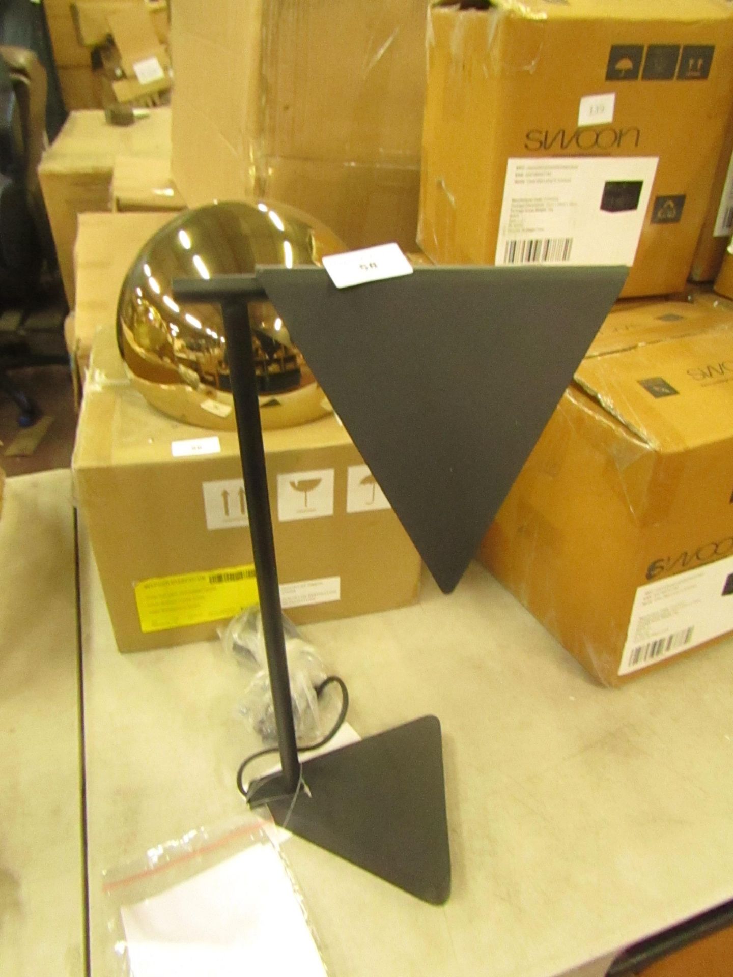 | 1X | KIRI TABLE LAMP IN BLACK | UNCHECKED | RRP £89 |