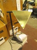 | 1X | KIRI TABLE LAMP IN BRASS | UNCHECKED AND BOXED | RRP £89 |