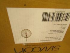 | 1X | SWOON MERIDIAN PENDANT LIGHT IN BRASS | UNCHECKED AND BOXED | RRP £99 |