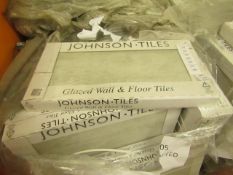 2x Packs of 5 Grey Ashley wall 300x600 wall and Floor Tiles By Johnsons, New, the RRP per pack is £