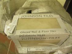 2x Packs of 5 NAT Beauty Sand 300x600 wall and Floor Tiles By Johnsons, New, the RRP per pack is £