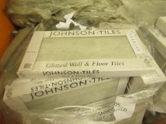 2x Packs of 5 Grey Ashley wall 300x600 wall and Floor Tiles By Johnsons, New, the RRP per pack is £