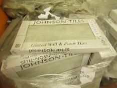 2x Packs of 5 Grey Ashley wall 300x600 wall and Floor Tiles By Johnsons, New, the RRP per pack is £