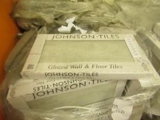 2x Packs of 5 Grey Ashley wall 300x600 wall and Floor Tiles By Johnsons, New, the RRP per pack is £