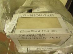 2x Packs of 5 NAT Beauty Sand 300x600 wall and Floor Tiles By Johnsons, New, the RRP per pack is £