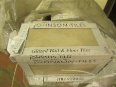 2x Packs of 5 NAT Beauty Sand 300x600 wall and Floor Tiles By Johnsons, New, the RRP per pack is £