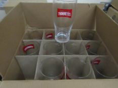 2 Boxes of 12 Thwaites Pint Glasses. New & Boxed.