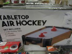 Asab Tabletop Air Hockey. Boxed